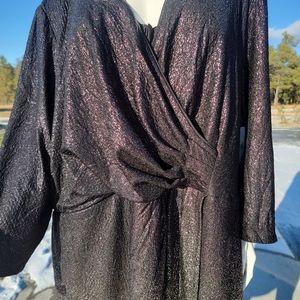 NWT Lane Bryant Ombre Faux wrap dress Sz 26